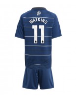 Aston Villa Ollie Watkins #11 Alternativní dres pro děti 2024-25 Krátký Rukáv (+ trenýrky)